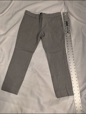 Banana Republic Sloan Petite Dress Pants in Light Gray